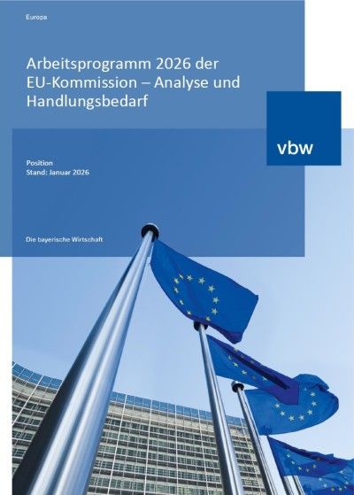Arbeitsprogramm 2026 der EU-Kommission
