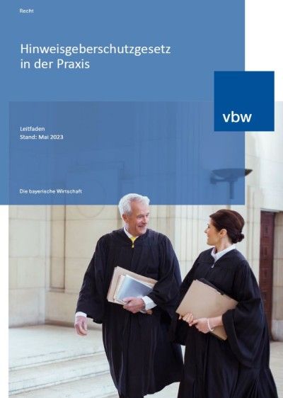 Vbw Leitfaden: Hinweisgeberschutzgesetz In Der Praxis